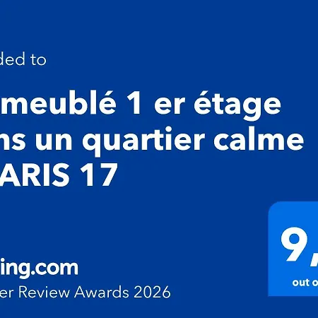 Appartamento T2 Meublé 1 Er étage Dans Un Quartier Calme à 17 *